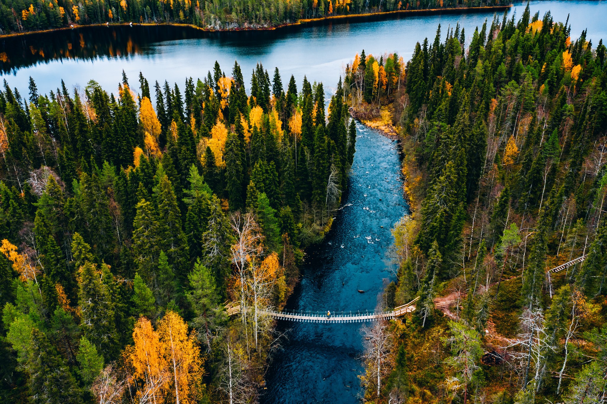 Autumn hike in the beautiful scenery in Lapland. | Lapland Luxury